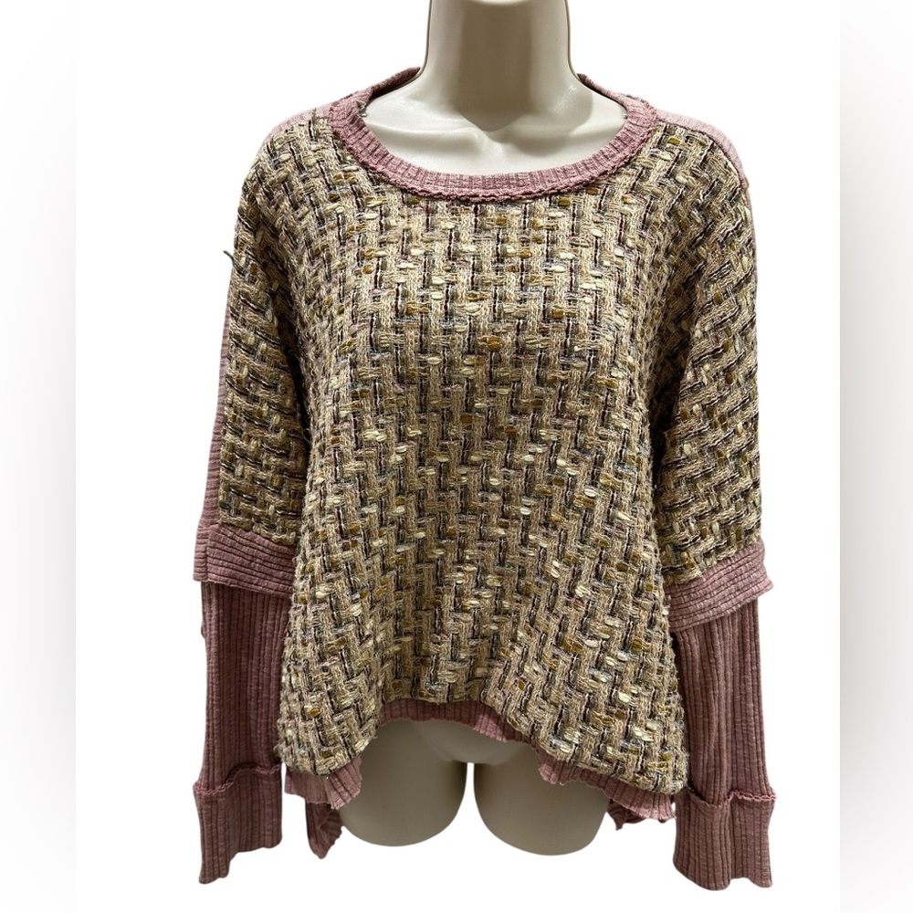 GIGIO USA shark-bit hem Women's Multicolor Sweater